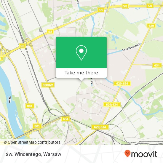 św. Wincentego map