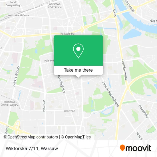 Карта Wiktorska 7/11