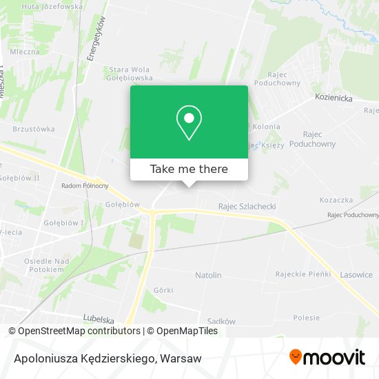 Apoloniusza Kędzierskiego map