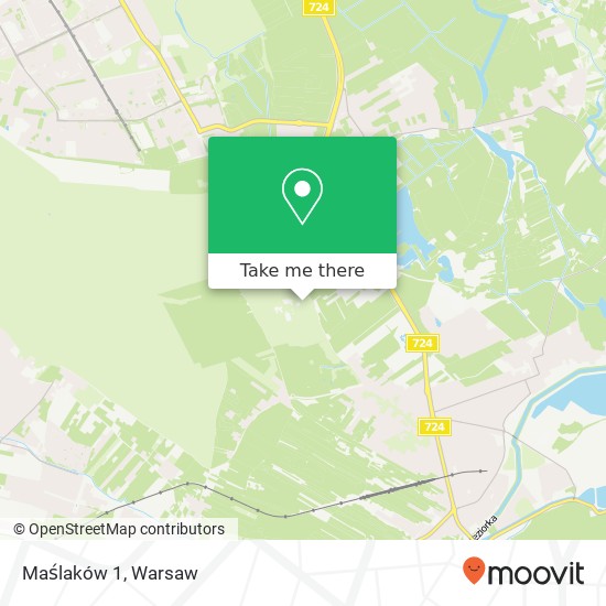 Maślaków 1 map