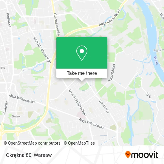 Okrężna 80 map