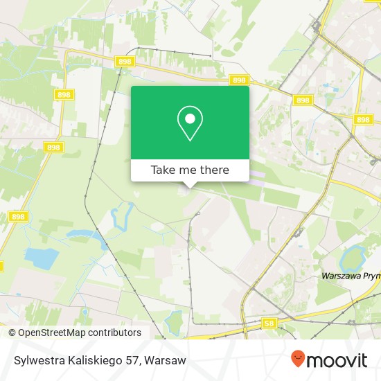 Sylwestra Kaliskiego 57 map