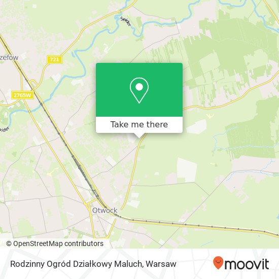 Rodzinny Ogród Działkowy Maluch map