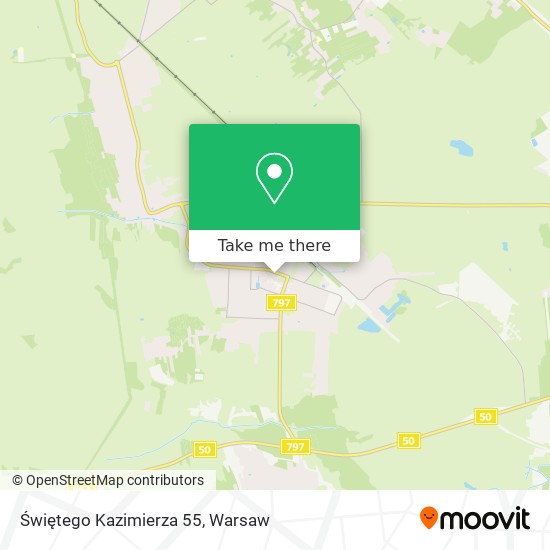 Świętego Kazimierza 55 map