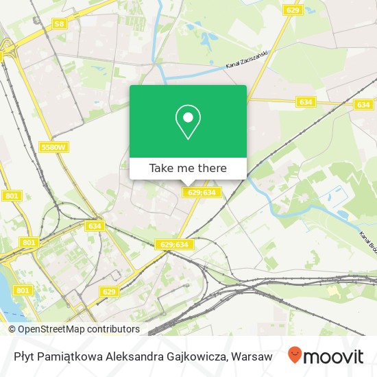 Płyt Pamiątkowa Aleksandra Gajkowicza map