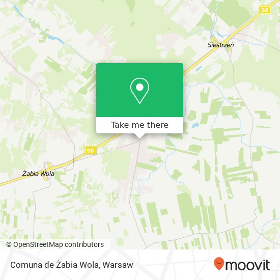 Comuna de Żabia Wola map