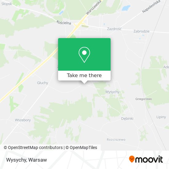 Wysychy map