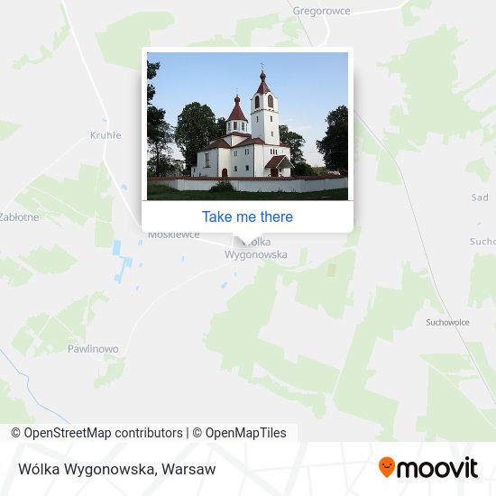 Карта Wólka Wygonowska