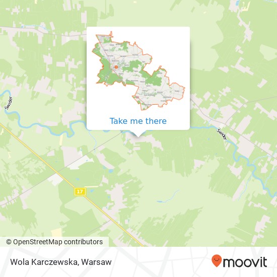 Wola Karczewska map