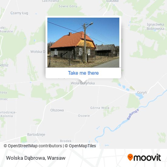 Wolska Dąbrowa map