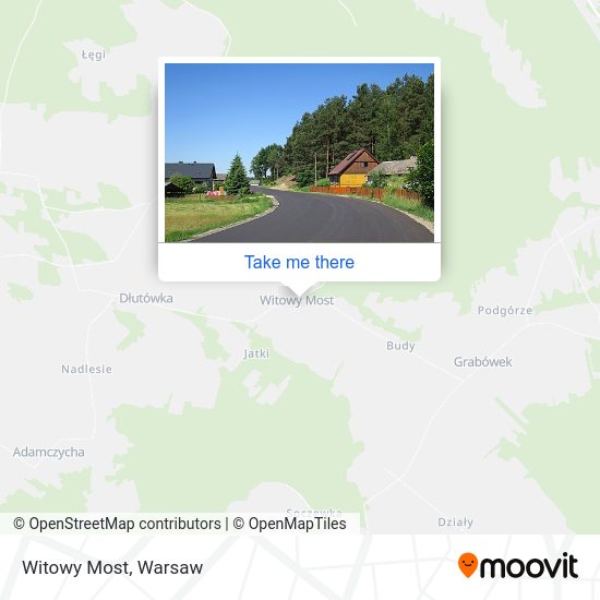 Witowy Most map