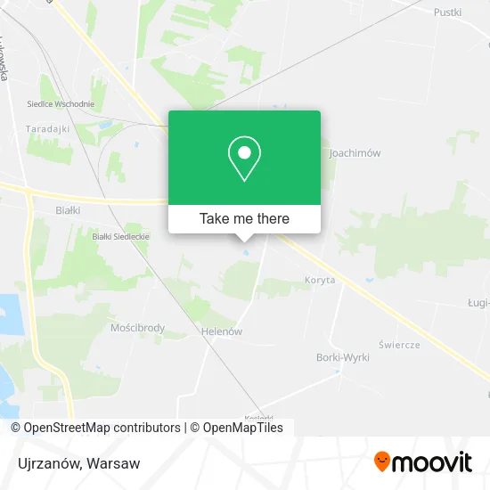 Ujrzanów map