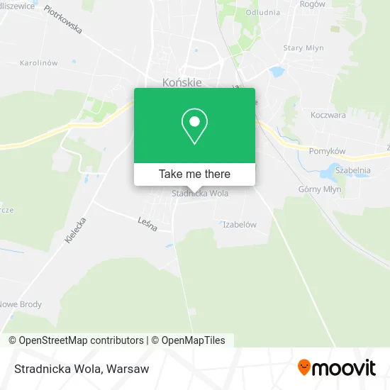 Карта Stradnicka Wola