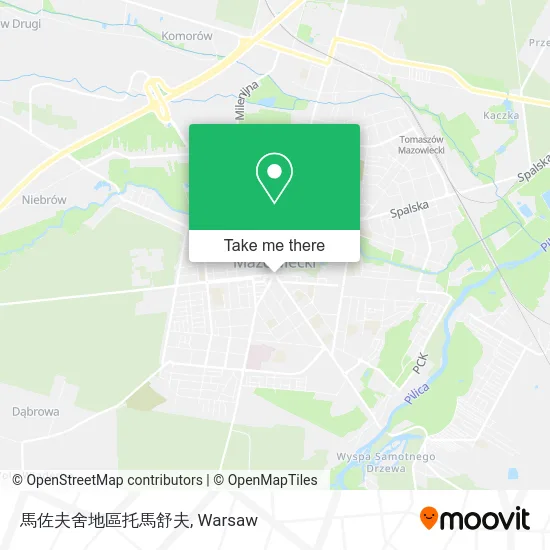 Карта 馬佐夫舍地區托馬舒夫