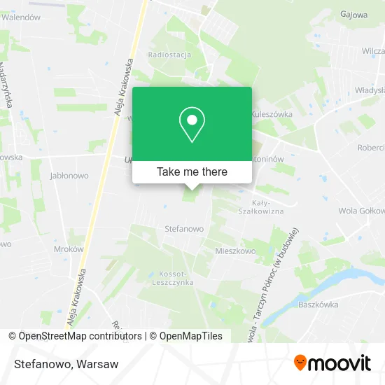 Stefanowo map