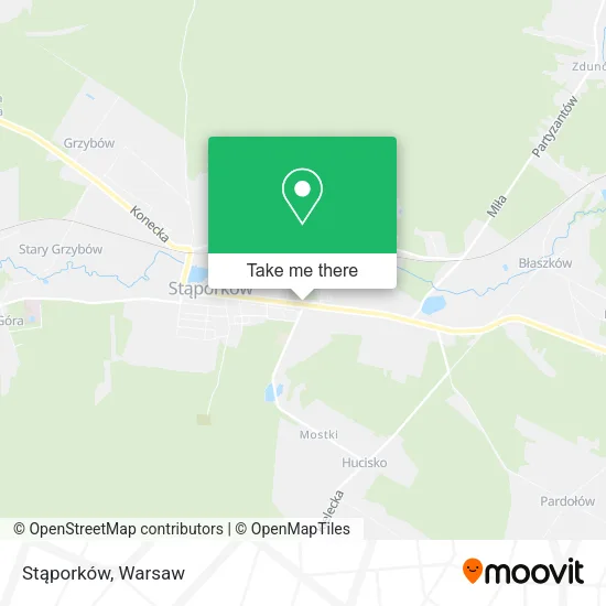 Карта Stąporków