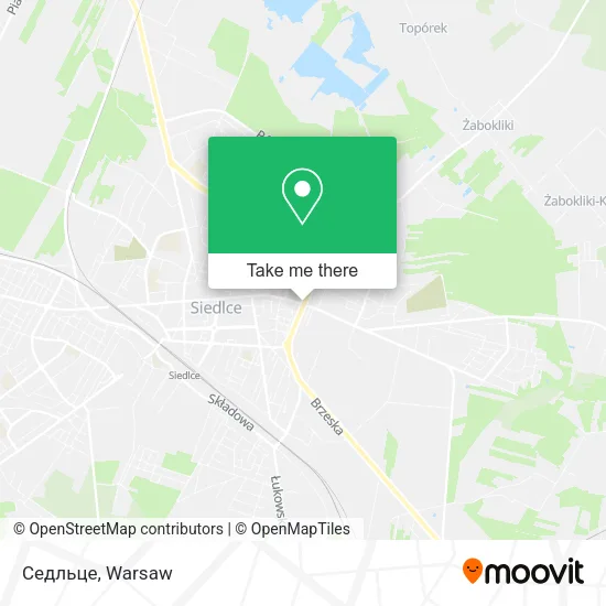 Седльце map