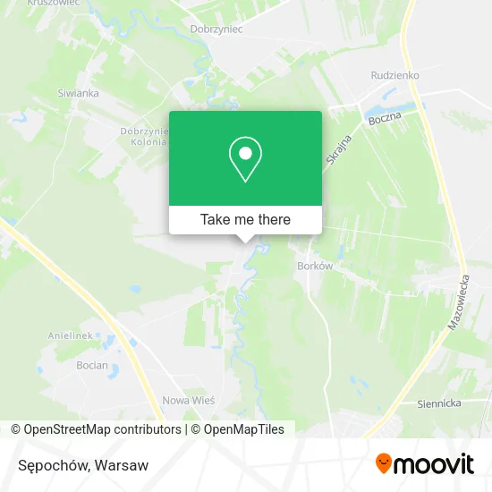 Sępochów map