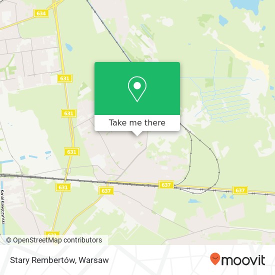 Stary Rembertów map