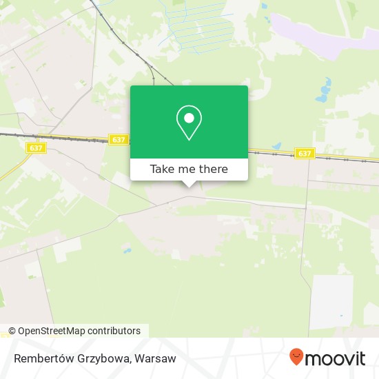 Rembertów Grzybowa map