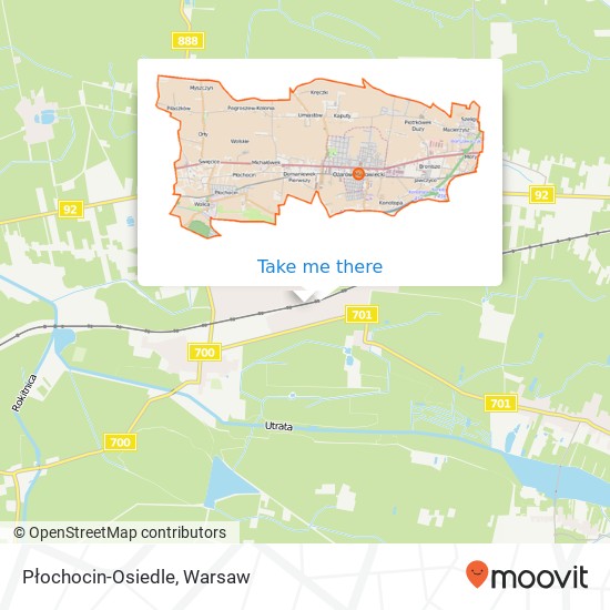 Płochocin-Osiedle map