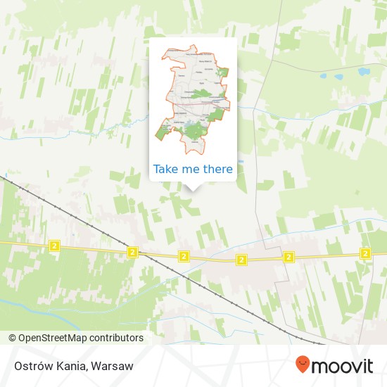 Ostrów Kania map