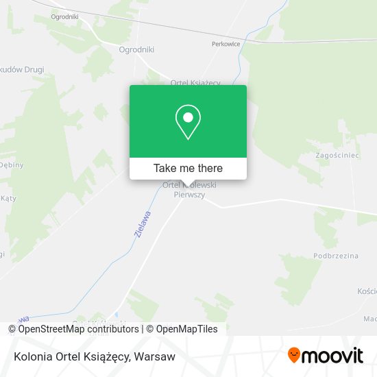 Kolonia Ortel Książęcy map