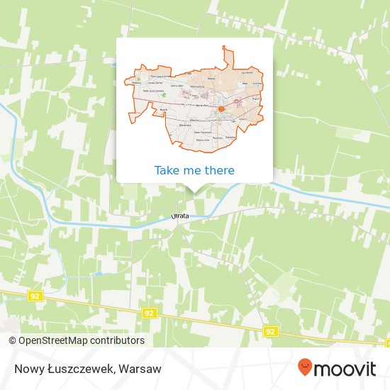 Карта Nowy Łuszczewek