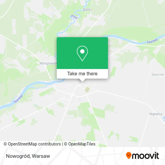 Карта Nowogród