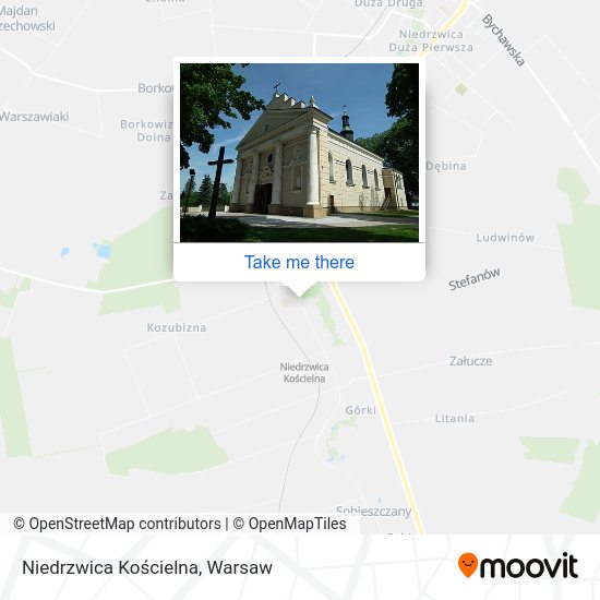 Niedrzwica Kościelna map