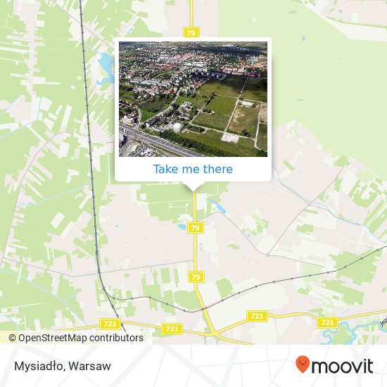 Mysiadło map