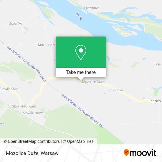 Карта Mozolice Duże