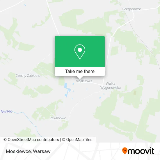 Карта Moskiewce