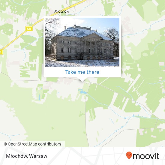 Młochów map