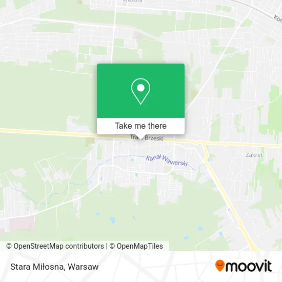 Stara Miłosna map