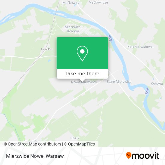 Mierzwice Nowe map