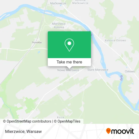 Mierzwice map