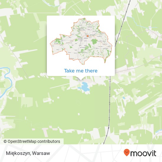 Miękoszyn map