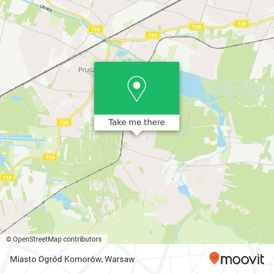 Miasto Ogród Komorów map