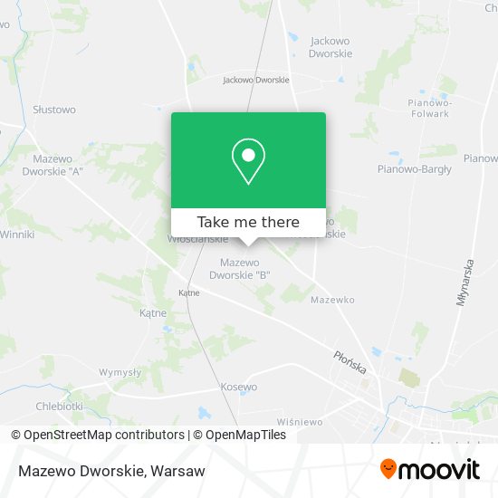 Mazewo Dworskie map