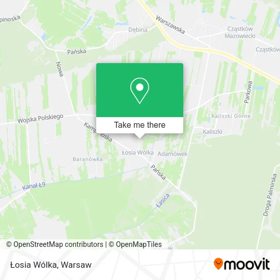 Łosia Wólka map