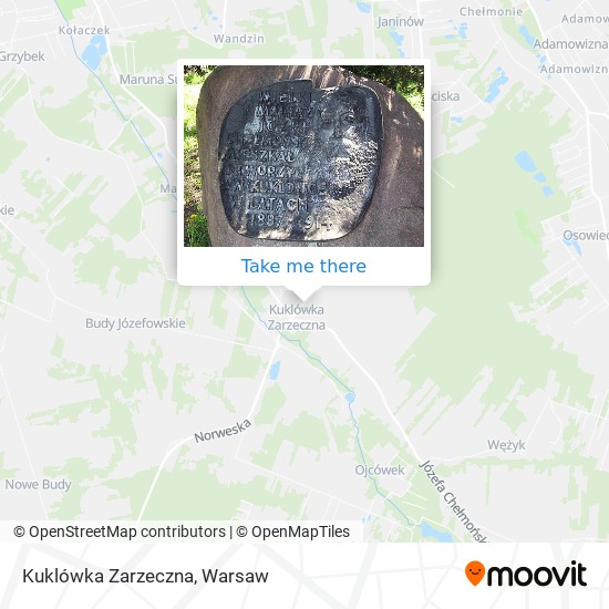 Kuklówka Zarzeczna map