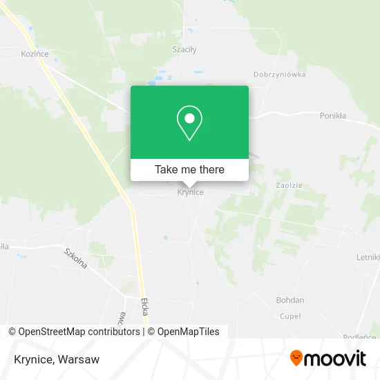 Карта Krynice