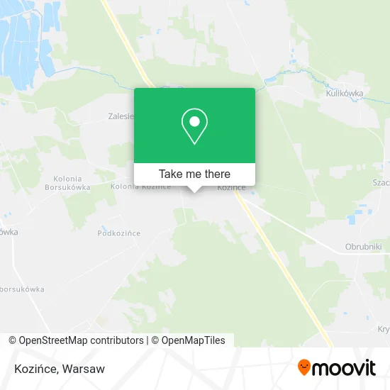 Карта Kozińce