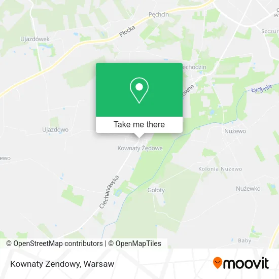 Карта Kownaty Zendowy