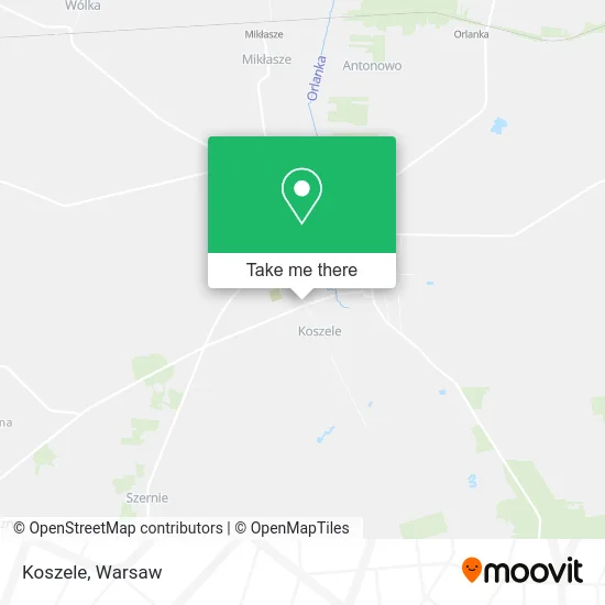 Карта Koszele