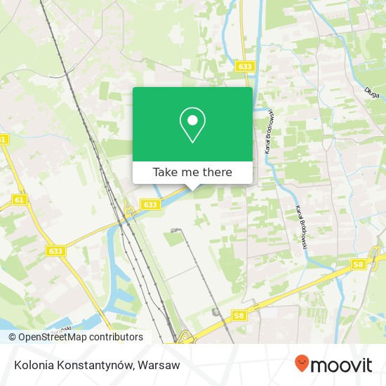 Kolonia Konstantynów map