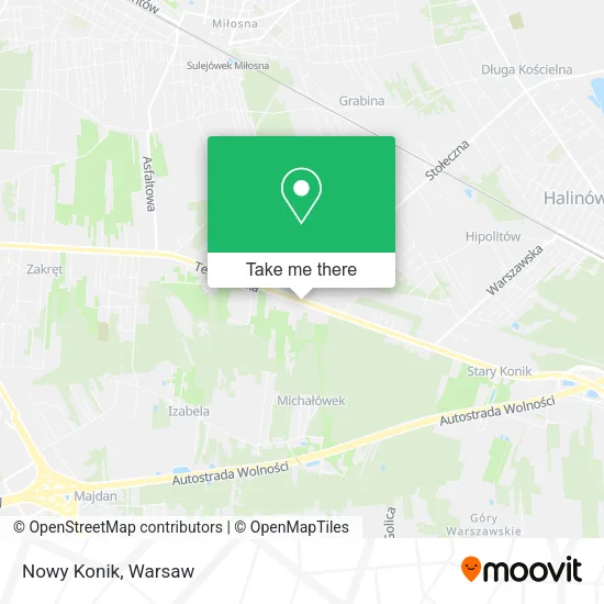 Nowy Konik map