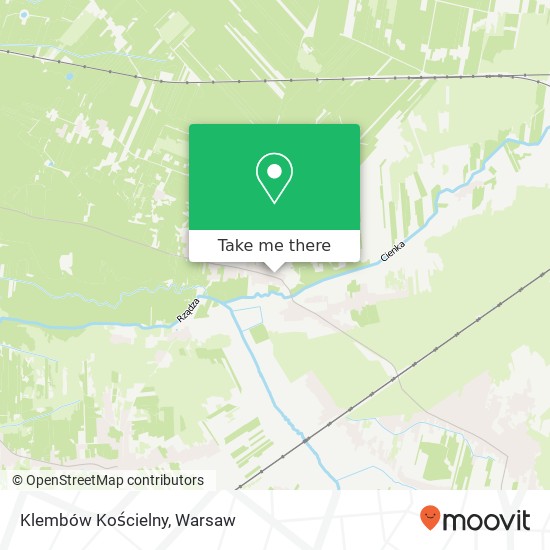 Klembów Kościelny map