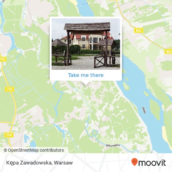 Kępa Zawadowska map